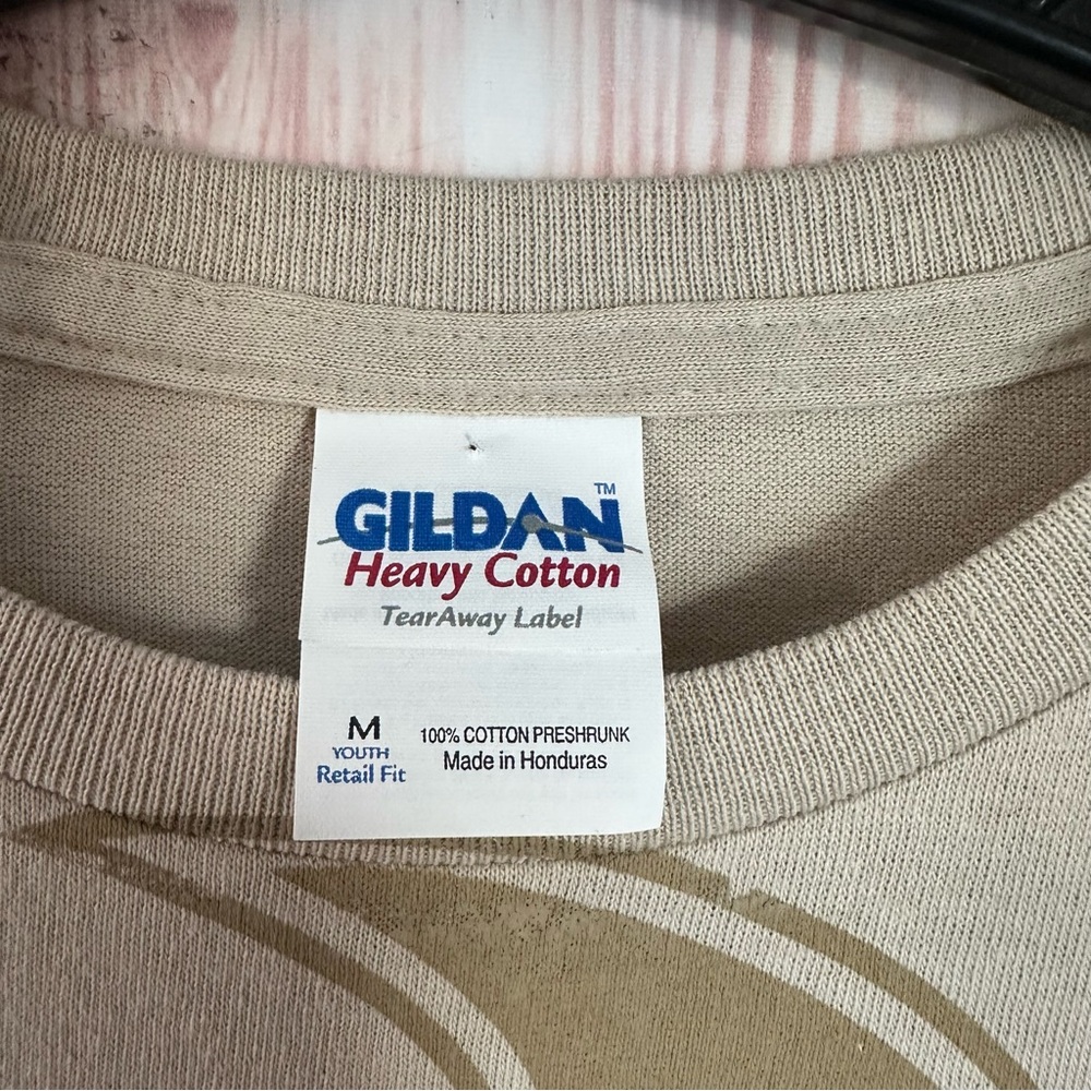 Gildan Tan Maine Mammoths Indoor Football League Youth T Shirt - Picture 7 of 9